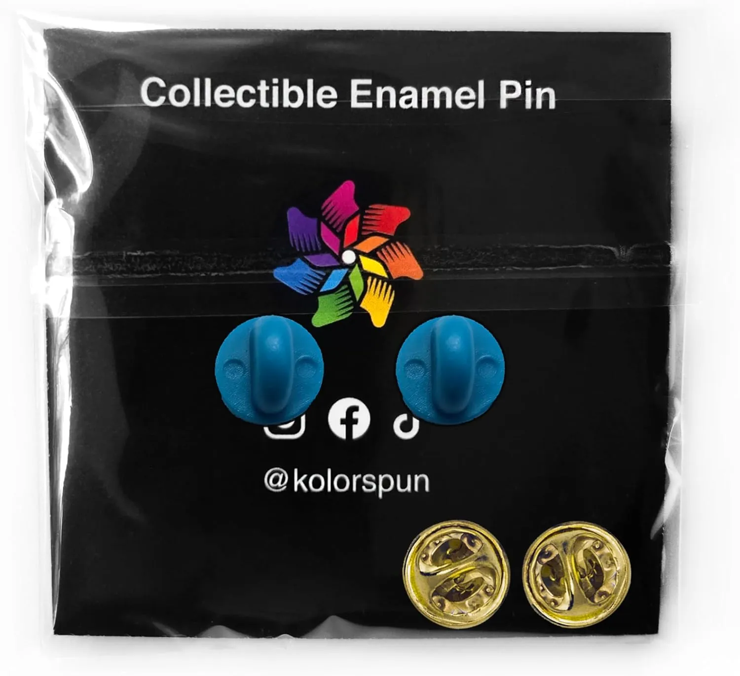 Golden Lotus Flower Enamel Pin