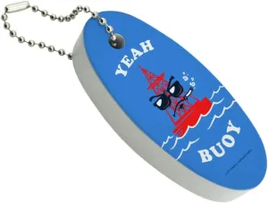 GRAPHICS & MORE Yeah Buoy Boy Funny Humor Floating Keychain Oval Foam Fishing Boat Buoy Key Float