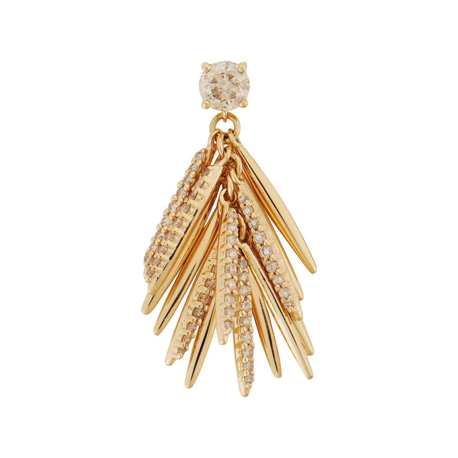 Grass Mini Bunch Drop Earrings
