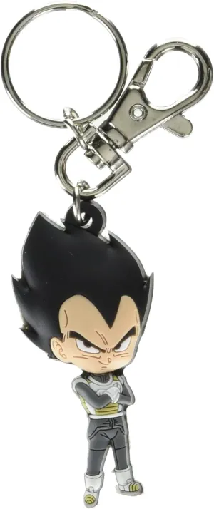 Great Eastern Entertainment GE-85451 Dragon Ball Super: Vegeta White Suit PVC Keychain