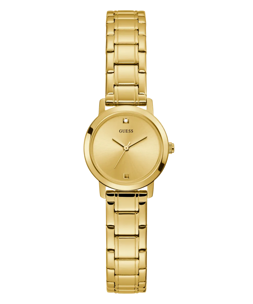 GUESS Ladies Gold Tone Analog Watch