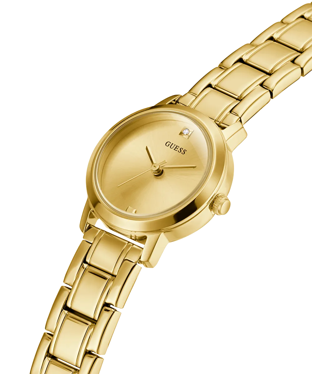 GUESS Ladies Gold Tone Analog Watch
