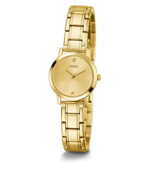 GUESS Ladies Gold Tone Analog Watch