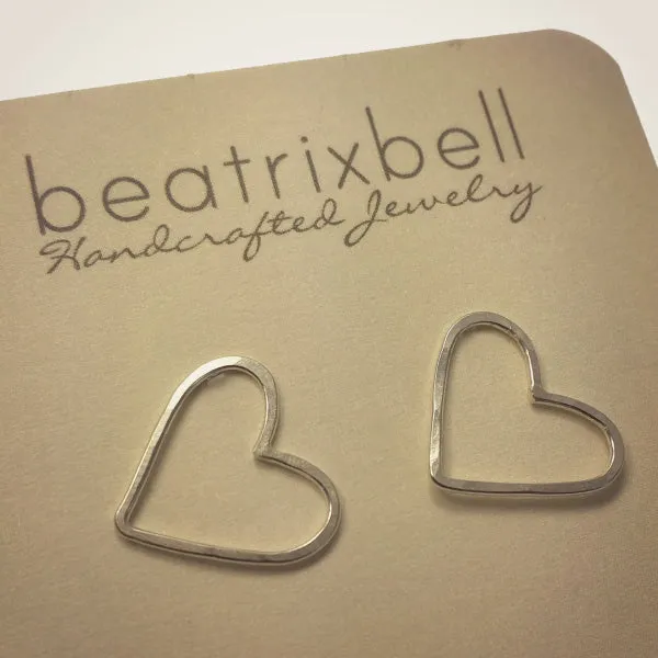 Heart Stud Earrings