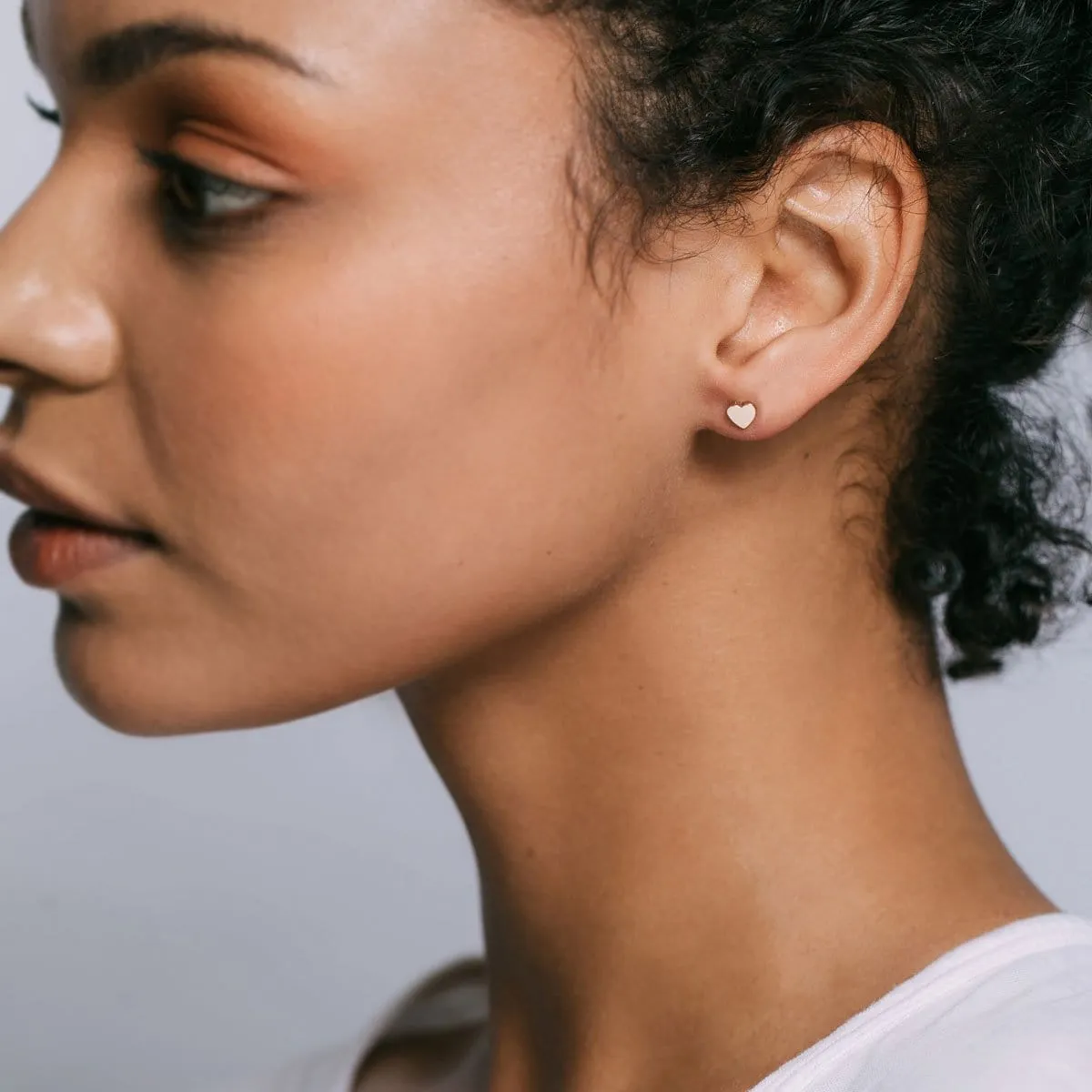 Heart Stud Earrings