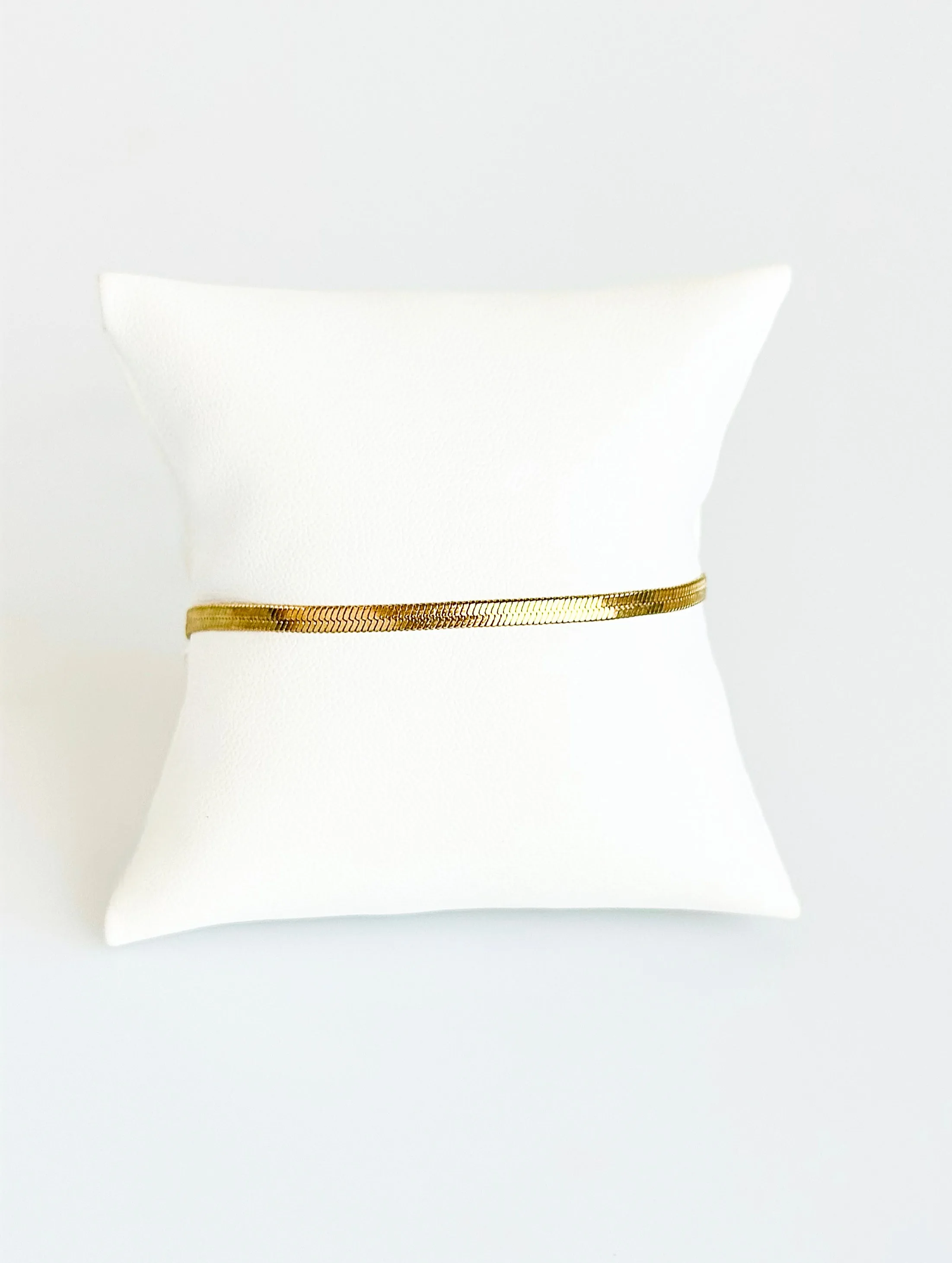 Herringbone Gold Bracelet