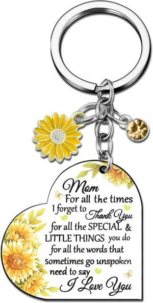igvean Mom Gifts Best Mom Ever Gifts Mothers Day Christmas Gifts for Mother Mom Birthday Gift From Daughter Son Unique Mom Keychain