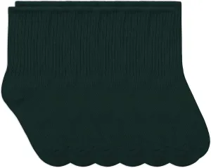 Jefferies Socks Boys School Uniform Cotton Ribbed Dress Crew Socks 6 Pair Pack