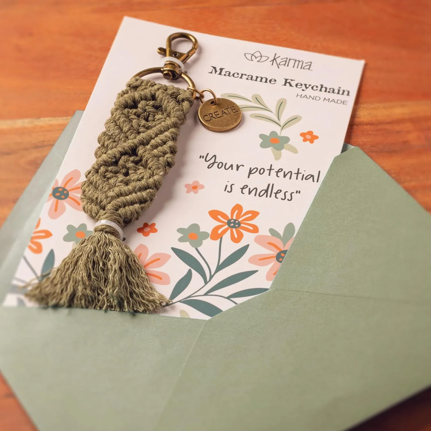 Karma Gifts Macrame Keychains