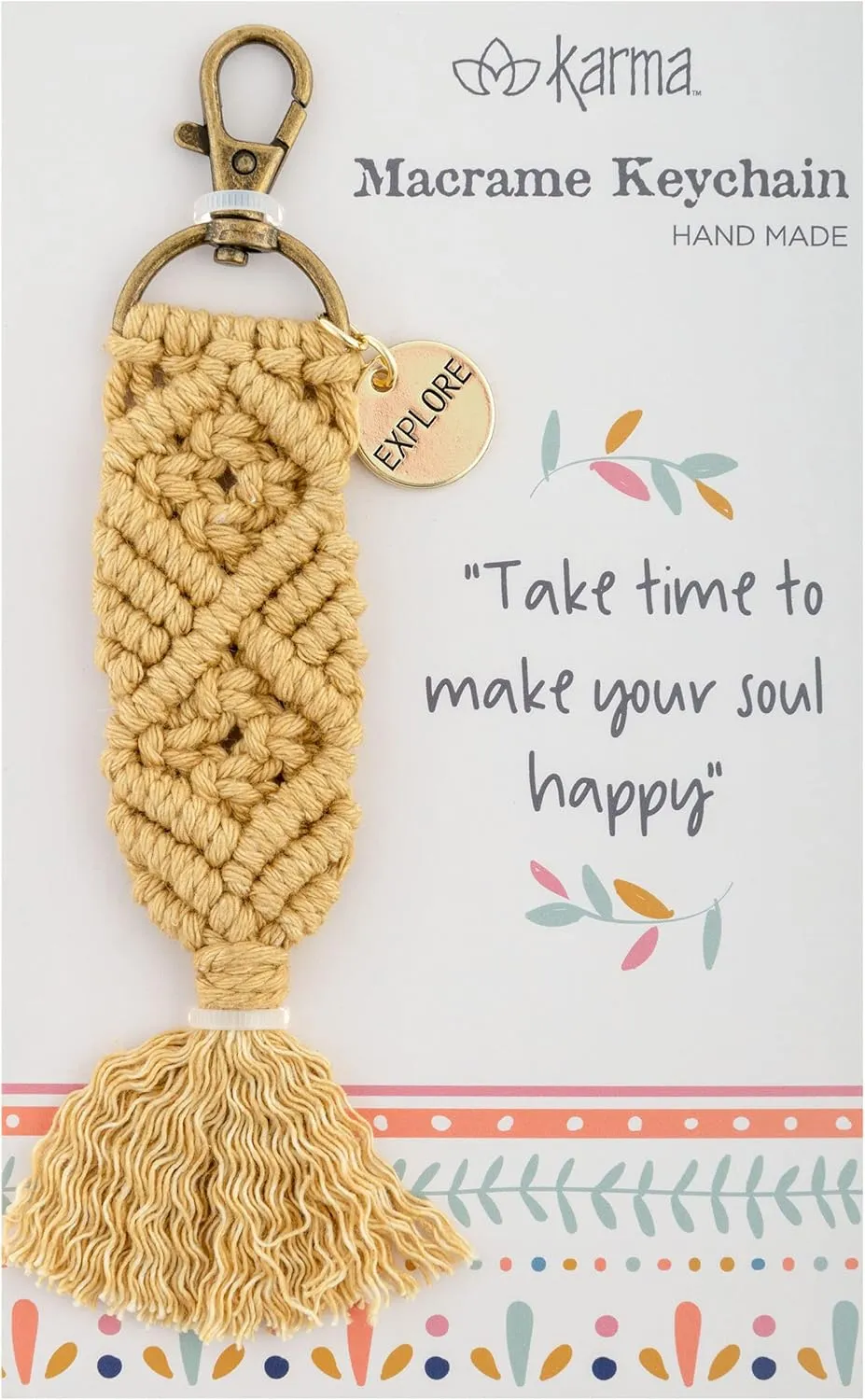 Karma Gifts Macrame Keychains