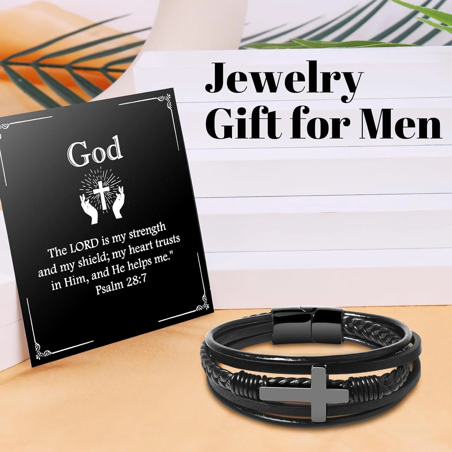 Leather Bracelet Birthday Gifts For Men: To My Man Bracelet Infinity Knot Love You Forever Gifts For Him - Inspirational Mens Leather Bracelet Cool Anniversary Christmas Valentines Fathers Gift Ideas