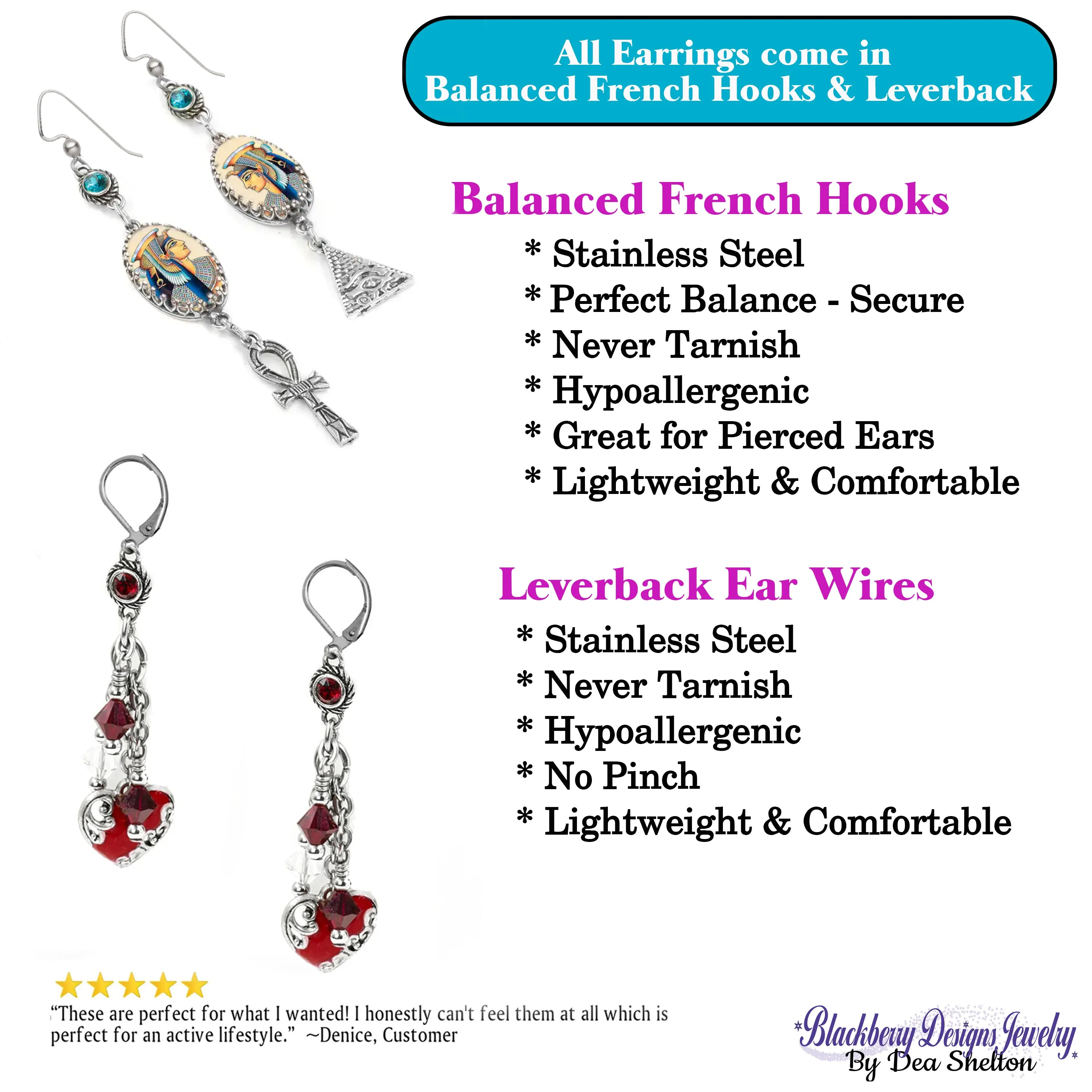 Libra Horoscope Gemstone Earrings