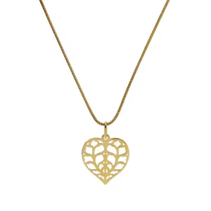 Limited Edition 18ct Yellow Gold Heart of Yorkshire 3cm Pendant