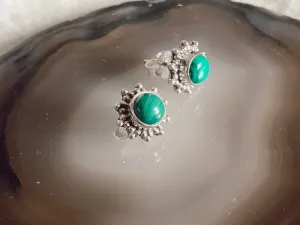 Malachite Sole Studs