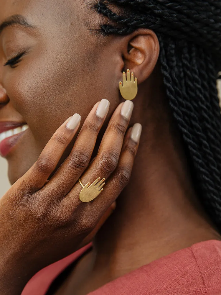 Mani Studs - Gold