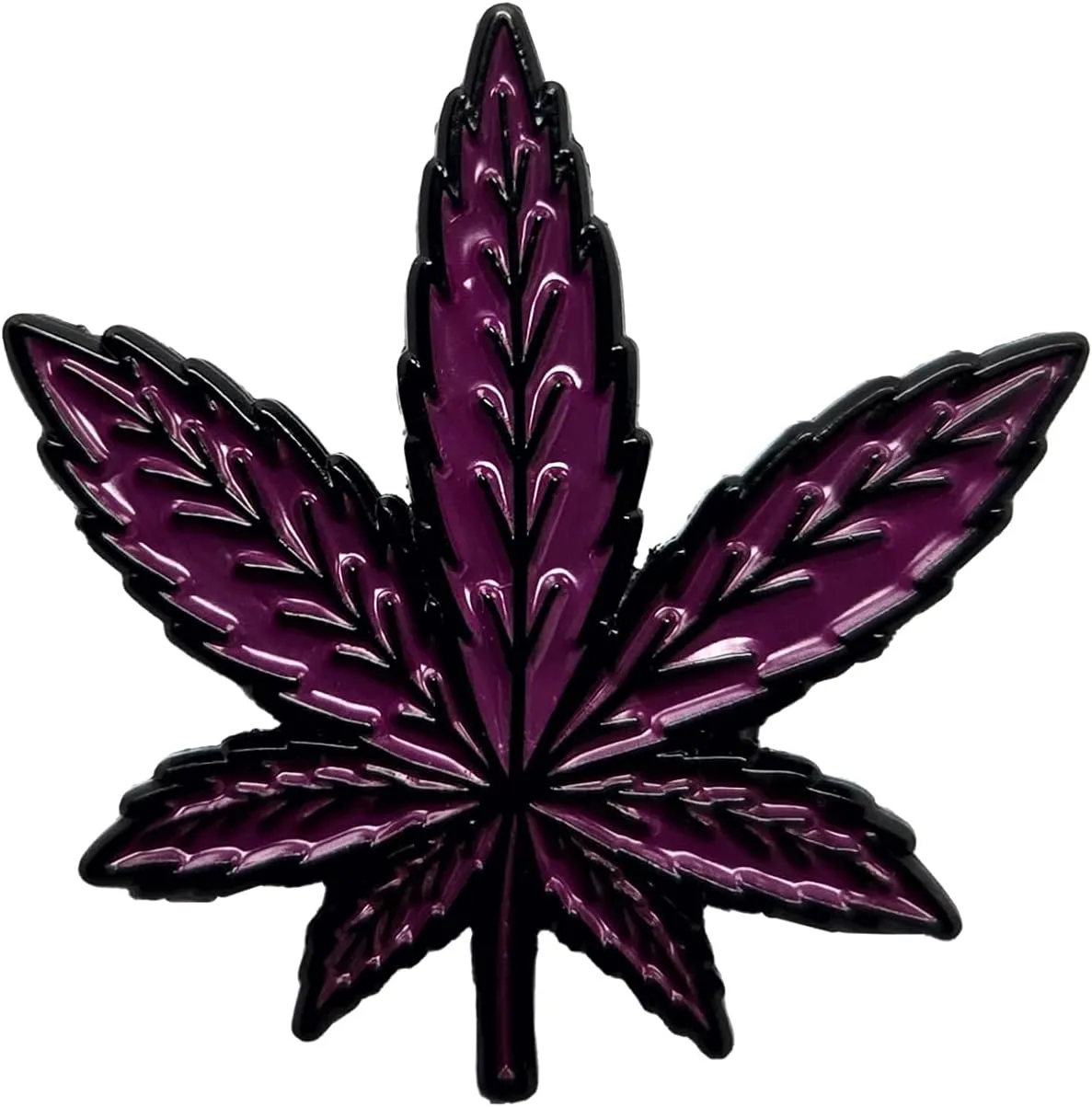 Marijuana Leaf Enamel Lapel Pin