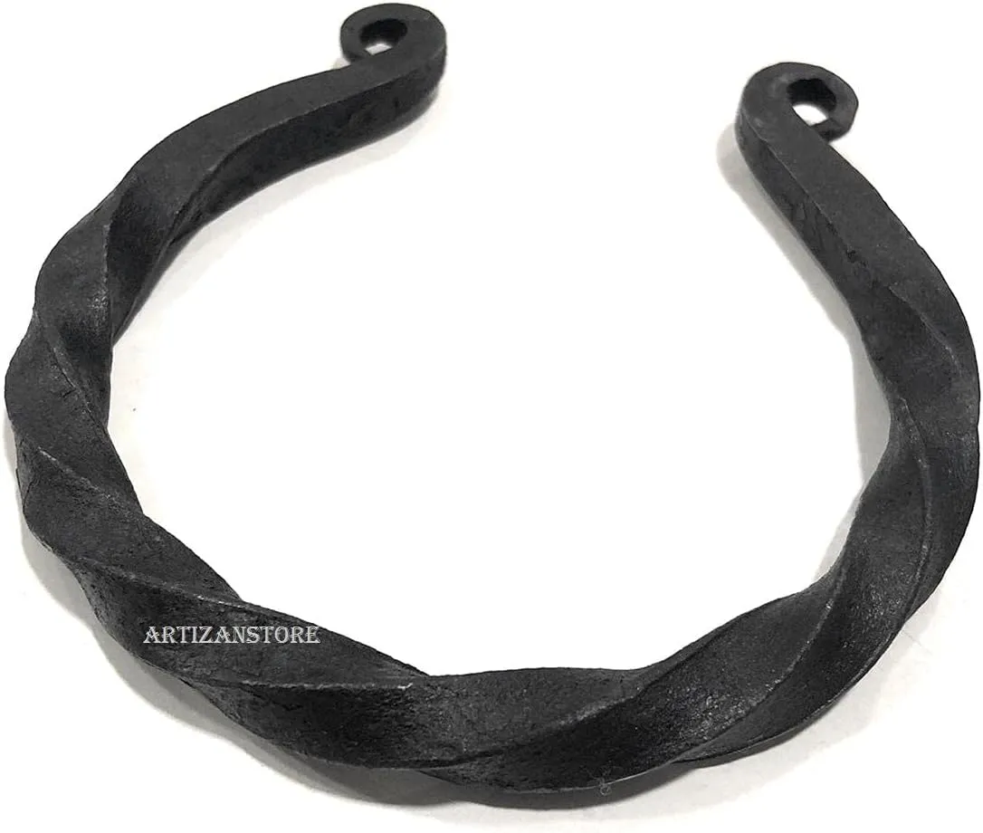 medieval iron viking bracelet bangle Jewelry hand forged pary wear bracelet