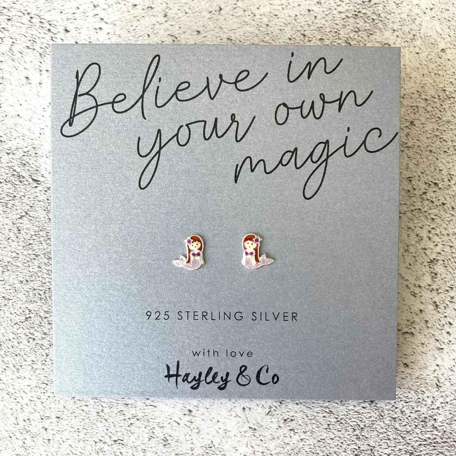 Mermaid Sterling Silver Earrings