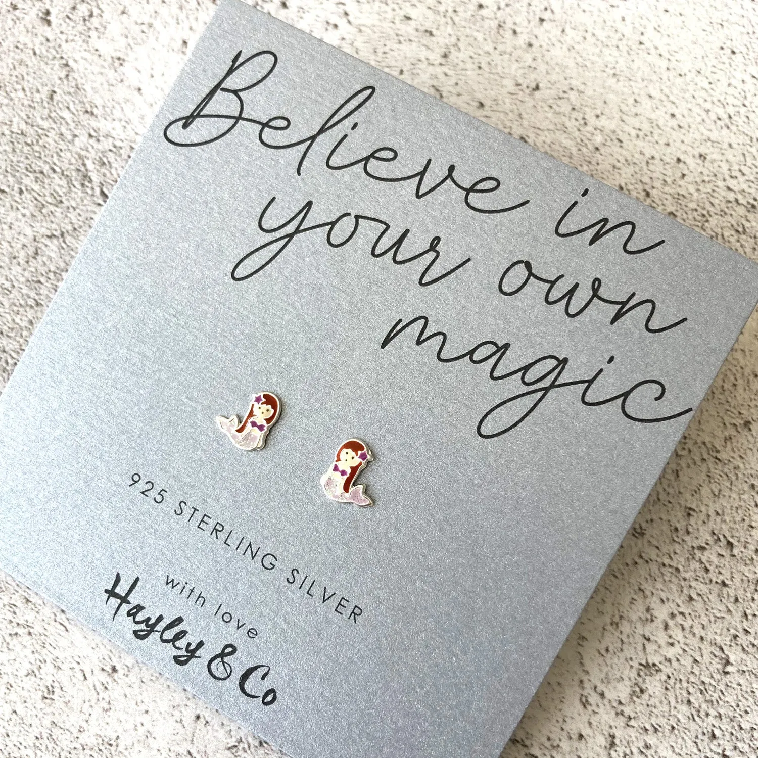 Mermaid Sterling Silver Earrings