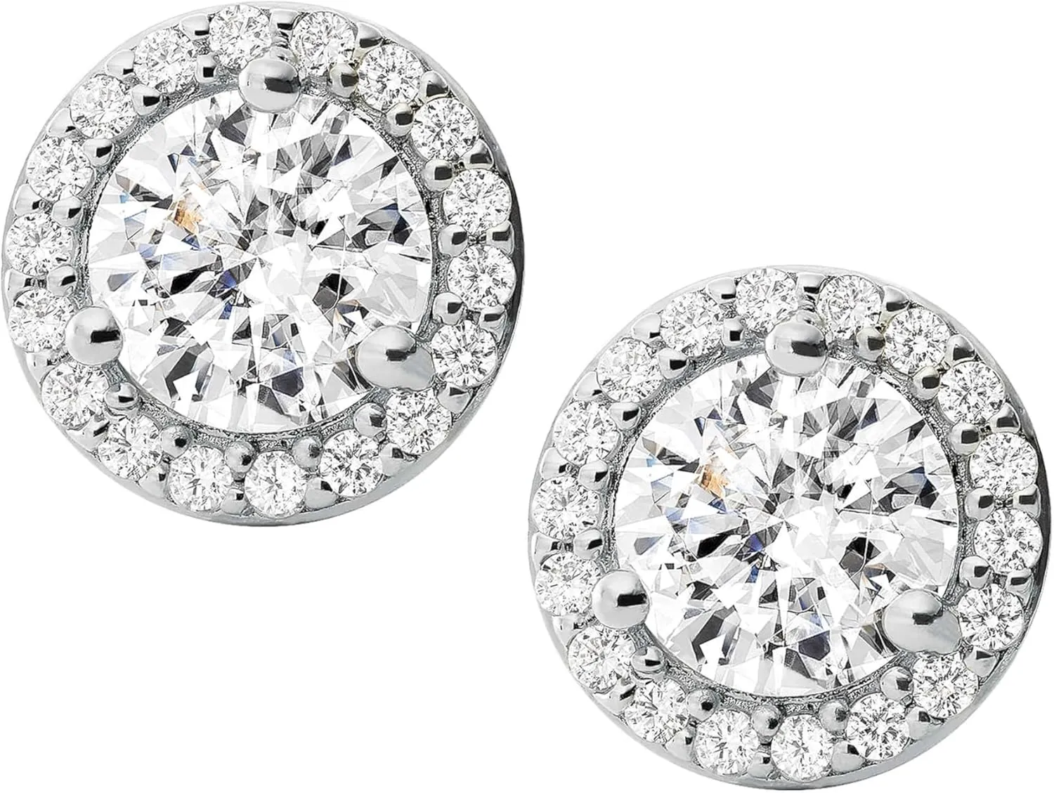 Michael Kors Women's Brilliance Sterling Silver Cushion Cut Stud Earrings