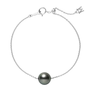 Mikimoto Pearl Chain Bracelet - Black South Sea
