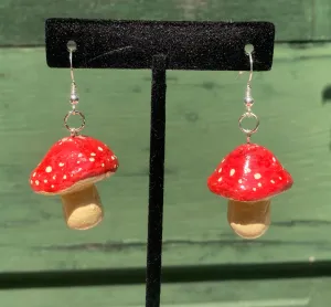 Mushroom Earrings by Willow