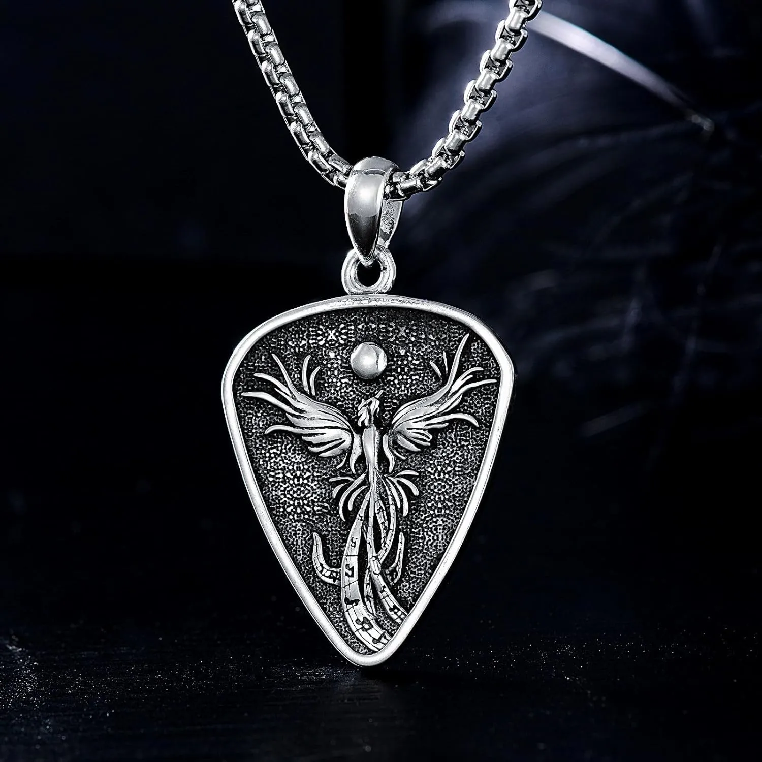 Music Necklace for Women Men 925 Sterling Silver Irish Harp/Guitar/Lyre/Guitar Pick Necklace Treble Clef Pendant Musical Jewelry Gifts for Music Lovers
