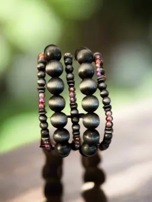 Navajo Pearl Fashion Stretch Stack Bracelets