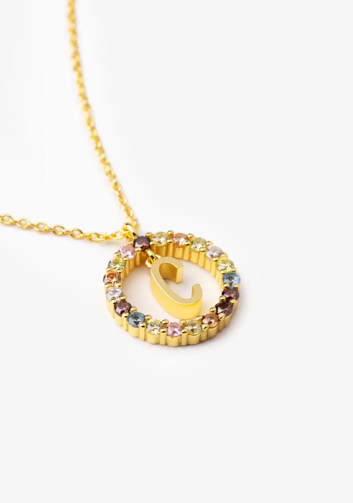 Necklace Iniziale Letter C Gold