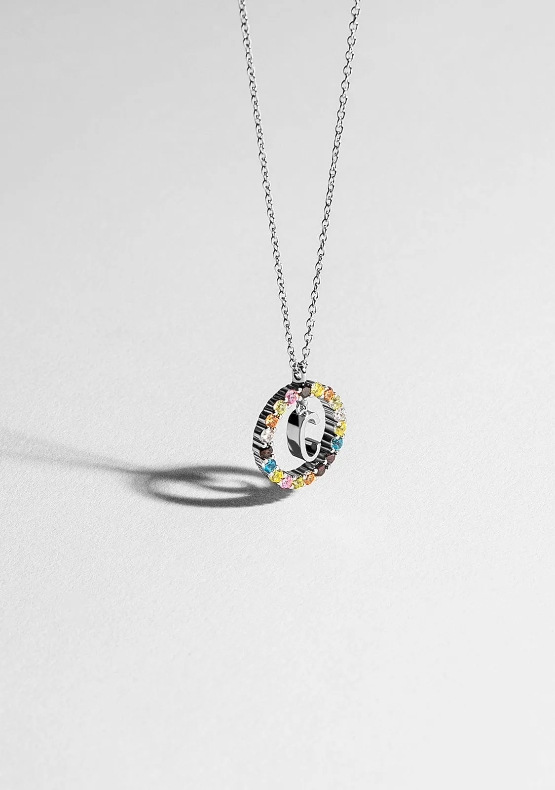 Necklace Iniziale Letter C Silver