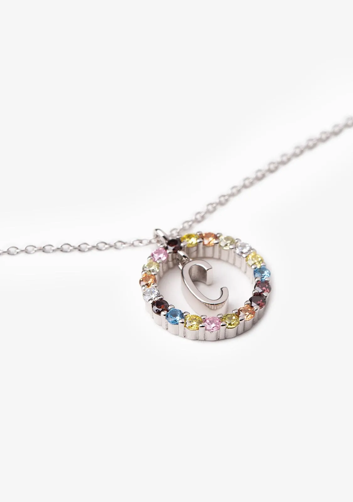 Necklace Iniziale Letter C Silver