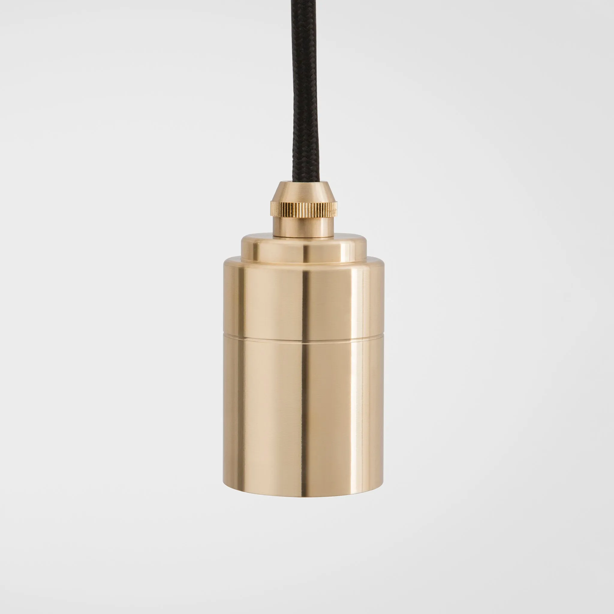 Nine Pendant in Brass   Voronoi III