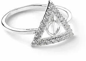 Official Harry Potter Sterling Silver Deathly Hallow Ring Size Large by The Carat Shop