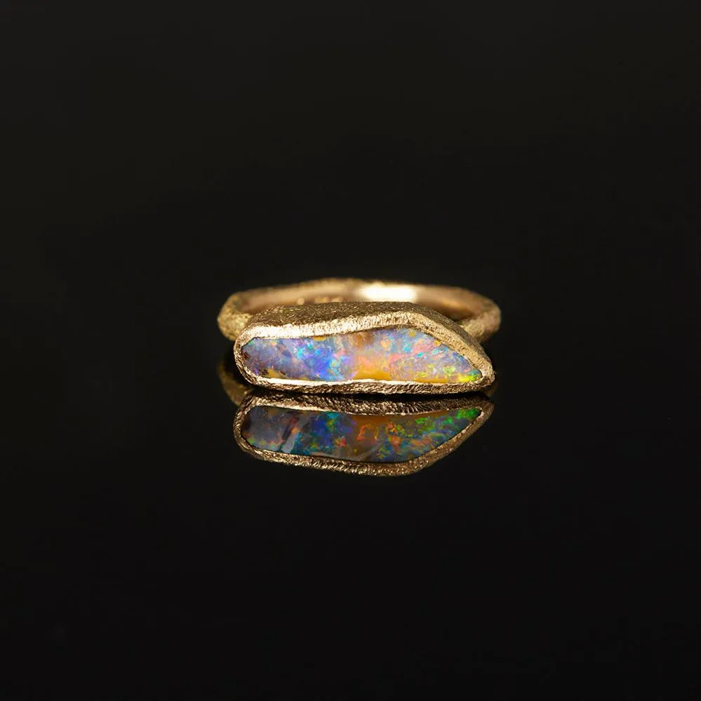 OP3-OOAK | 3.17 Carat One-of-a-Kind Boulder Opal Ring