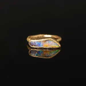 OP3-OOAK | 3.17 Carat One-of-a-Kind Boulder Opal Ring