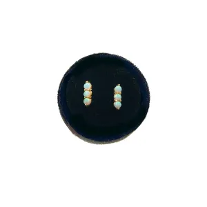 Opal Bar Stud (Gold)