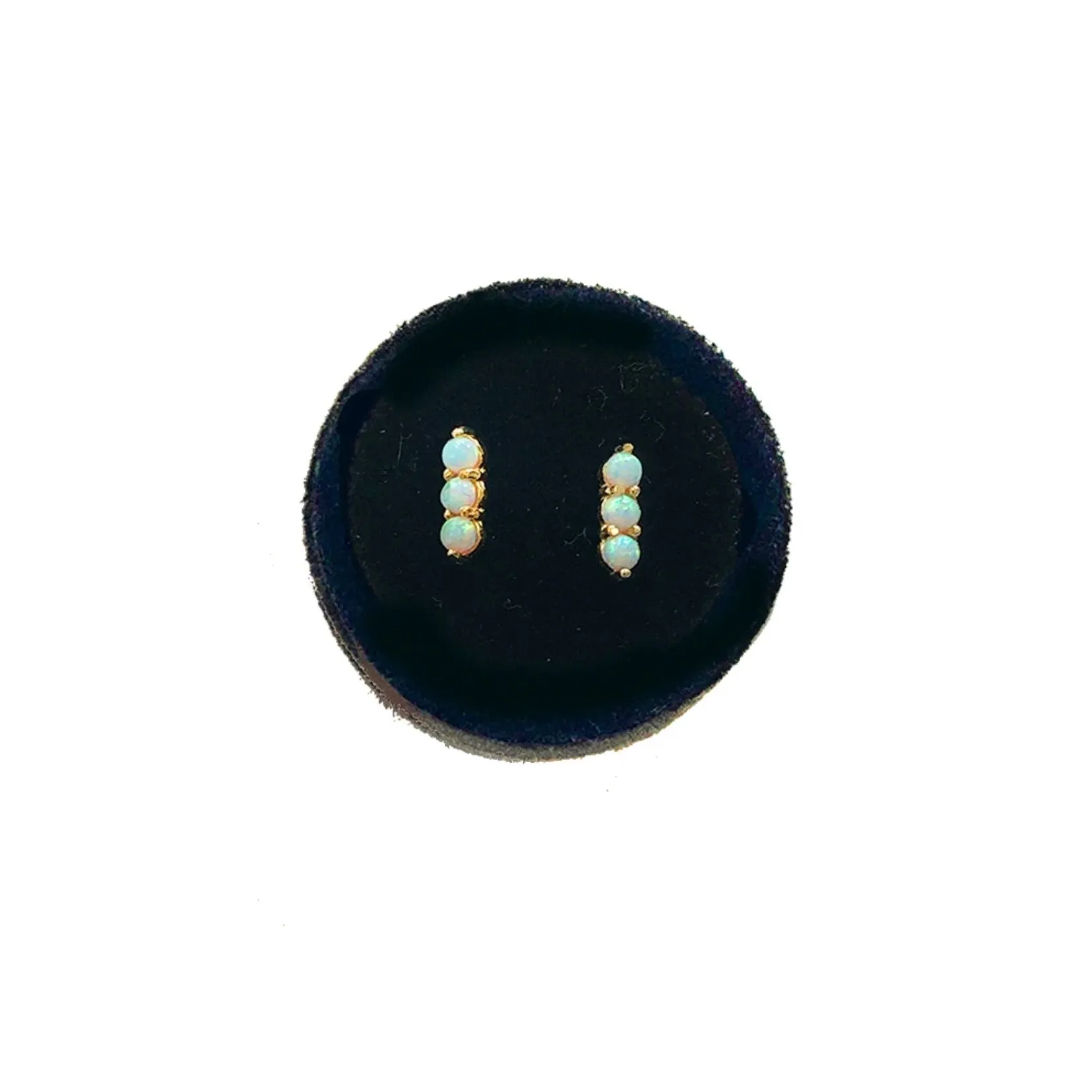 Opal Bar Stud (Gold)