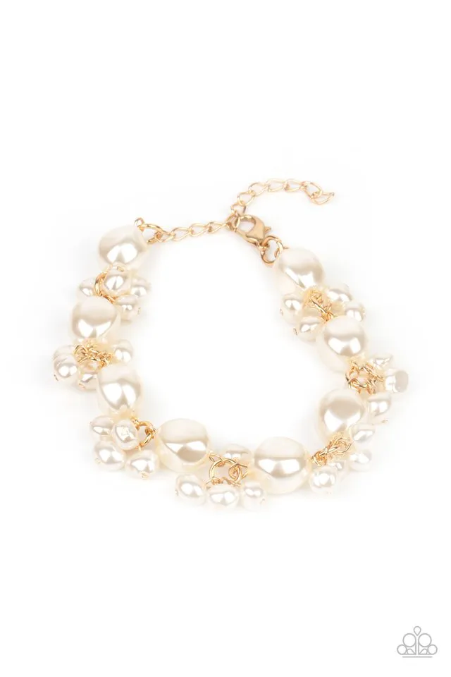 Paparazzi Bracelet ~ Imperfectly Perfect - Gold