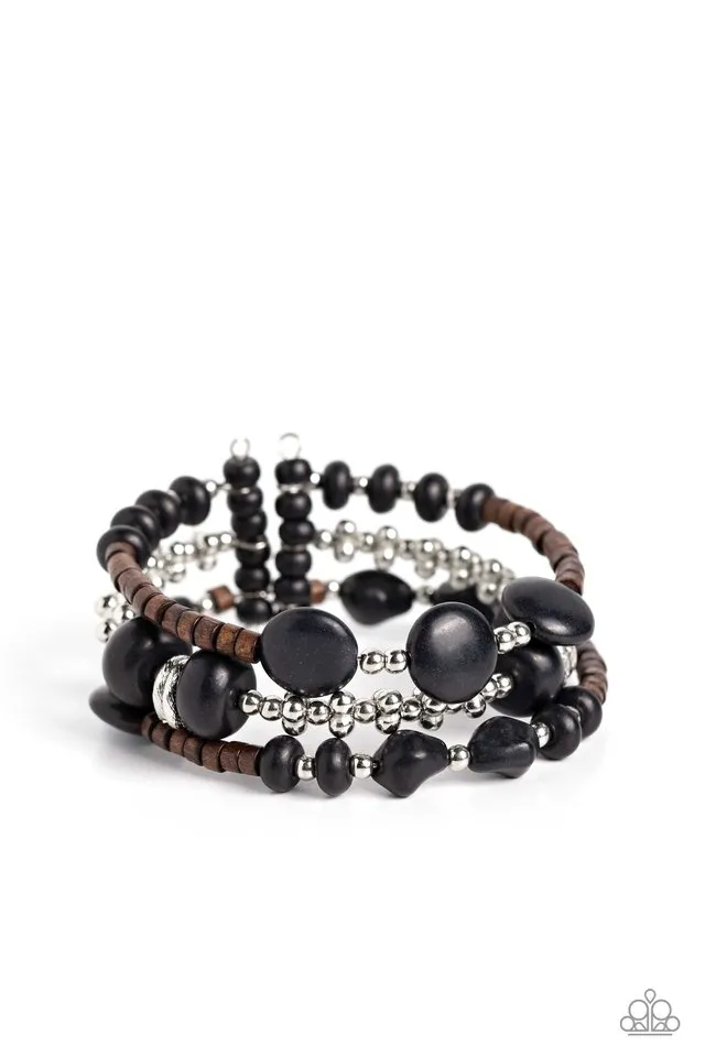 Paparazzi Bracelet ~ Operation Outdoors - Black