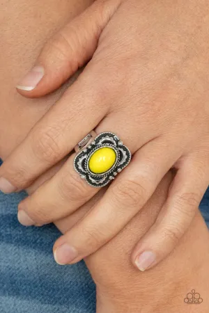 Paparazzi Ring ~ Vivaciously Vibrant - Yellow