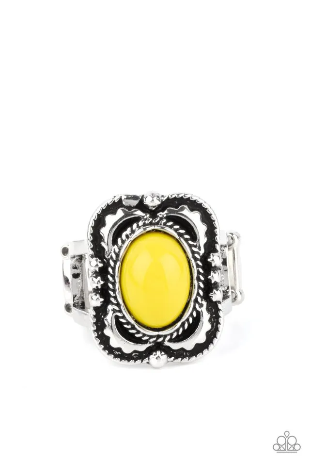 Paparazzi Ring ~ Vivaciously Vibrant - Yellow