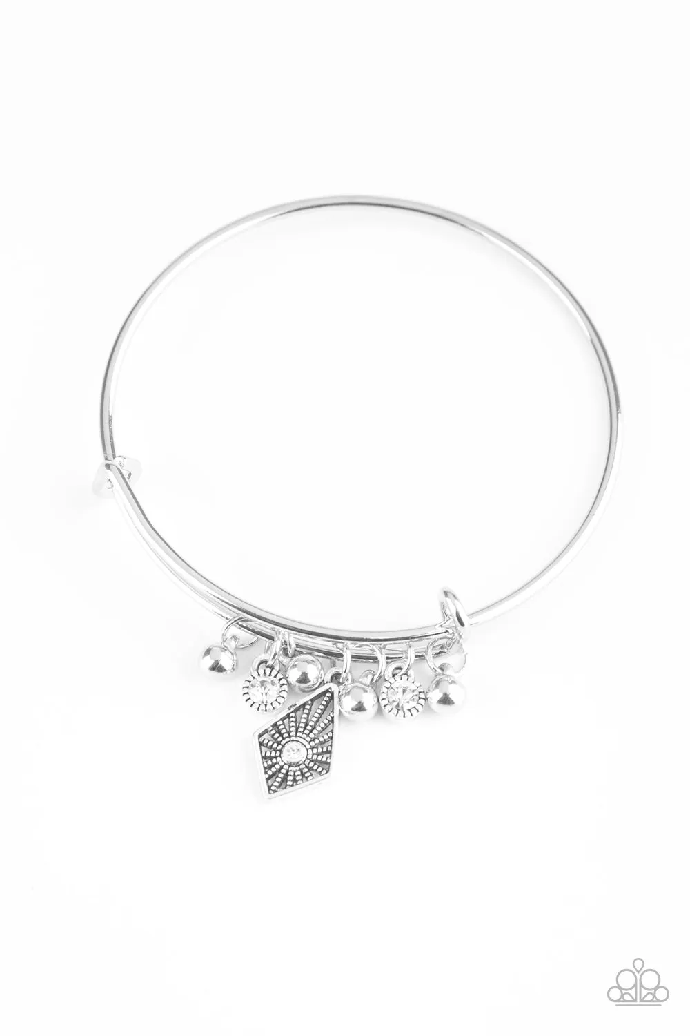 Paparazzi Treasure Charms - White Bracelet
