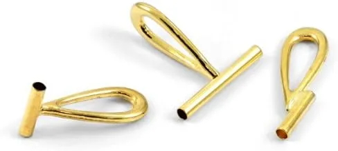Pin to Pendant Converters - Goldtone - Set of 3
