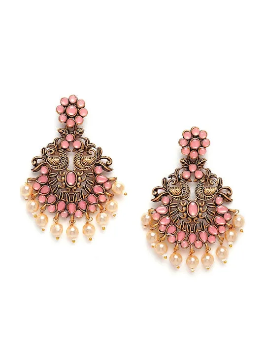 Pink Classic Drop Earrings