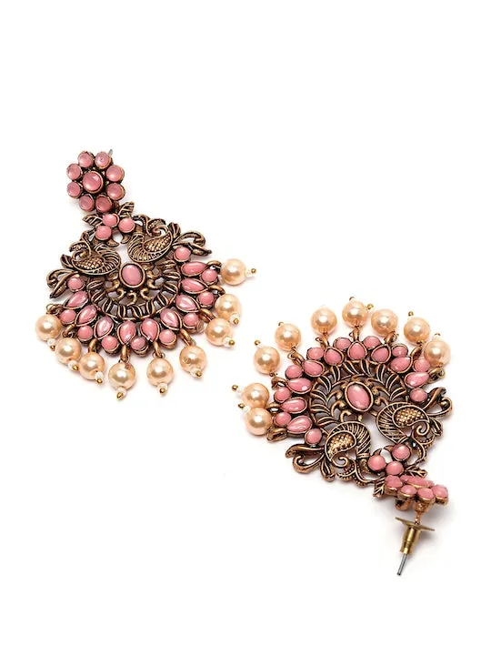 Pink Classic Drop Earrings