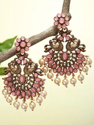 Pink Classic Drop Earrings