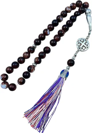 Prayer Beads Bracelet Bead Wristband Religious Wrist Jewelry Religious Accessory Glass Texture Suitable for Daily