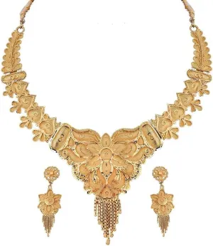 Presents Heavy Golden Choker Necklace Jewelery/Imitation/Jualry/Jwellry Set/Jewellery Set for Women #Aport-1933