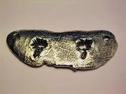 Puncture Wounds Bite Mark Pendant Genuine American Pewter Charm