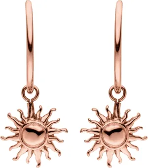 PURELEI Sun Earrings  18K Gold plated stainless steel jewelry  Water-resistant earrings for women  0,92 inch diameter  Fashion jewelry for your individual look